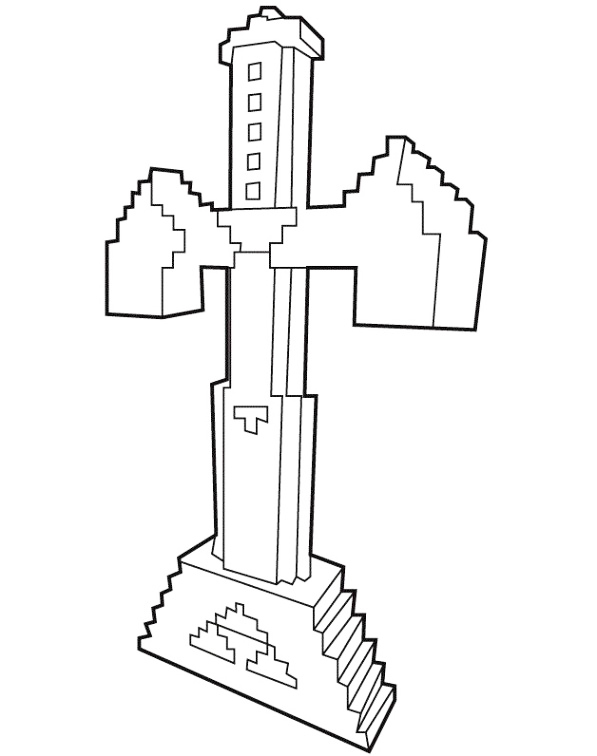 Minecraft Unit Coloring Page