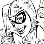 Print Harley Quinn Coloring Pages