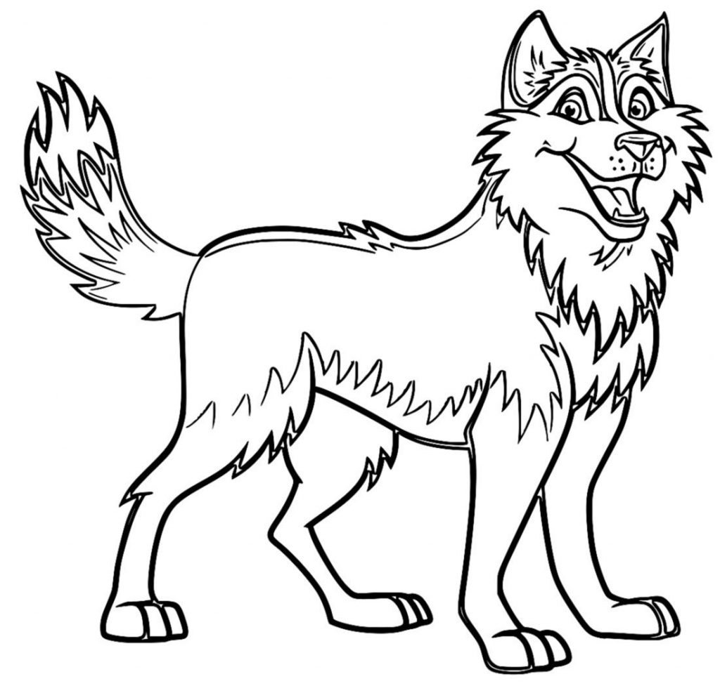 Coloring Pages Of Huskies 4