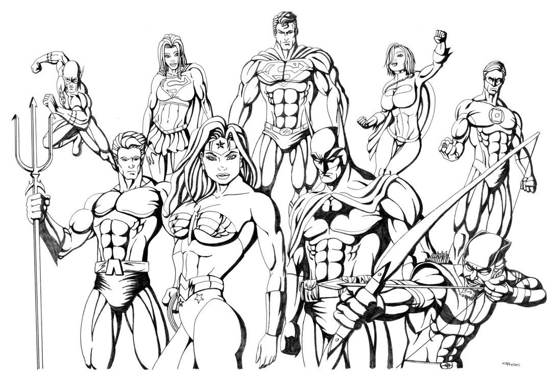 Justice League Coloring Pages - Best Coloring Pages For Kids