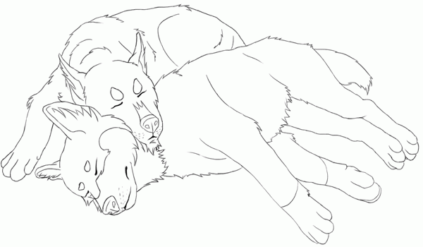 husky puppies coloring pages