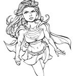 Kara Zor-El Supergirl Coloring Pages