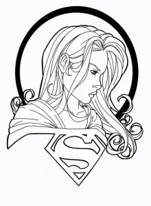 Supergirl Coloring Pages - Best Coloring Pages For Kids