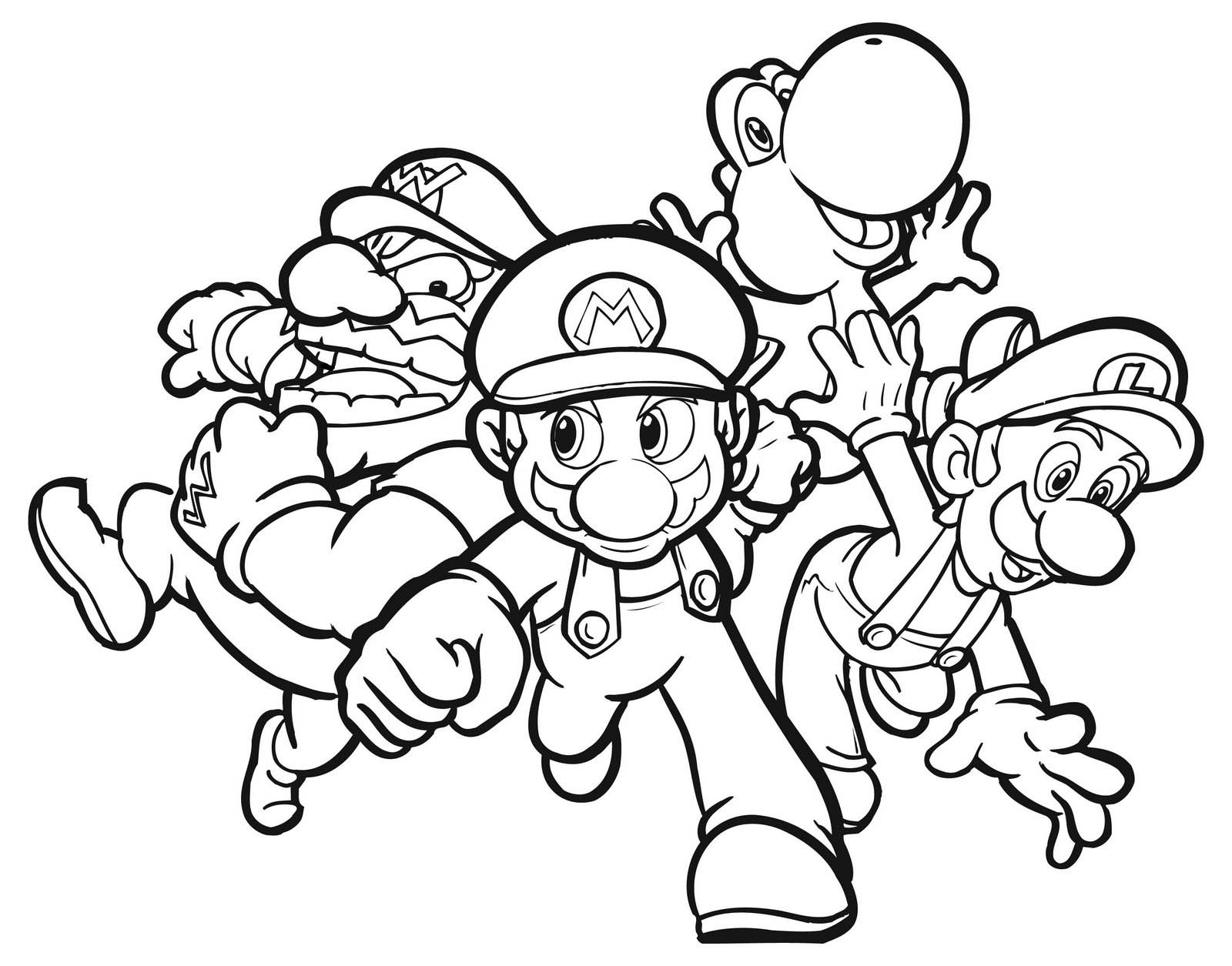 Super Mario Coloring Pages Best Coloring Pages For Kids