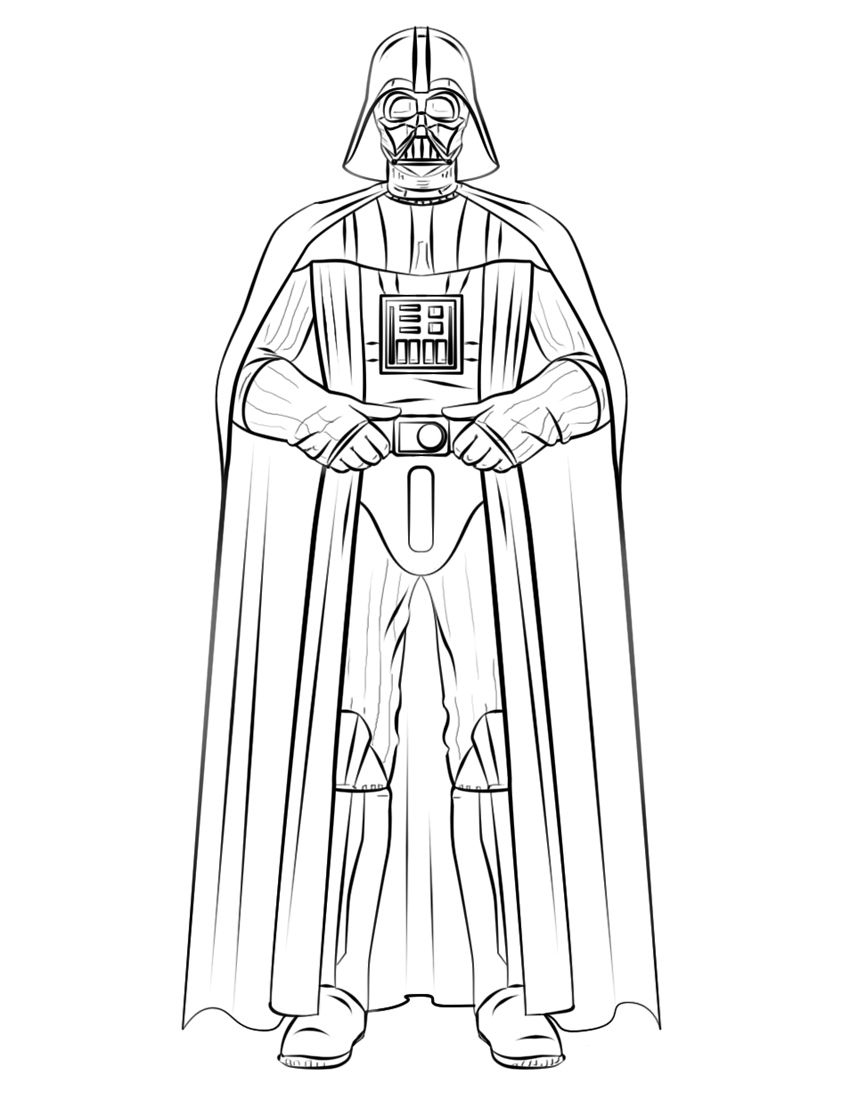 64 Darth Vader Coloring Pages Printable For Free