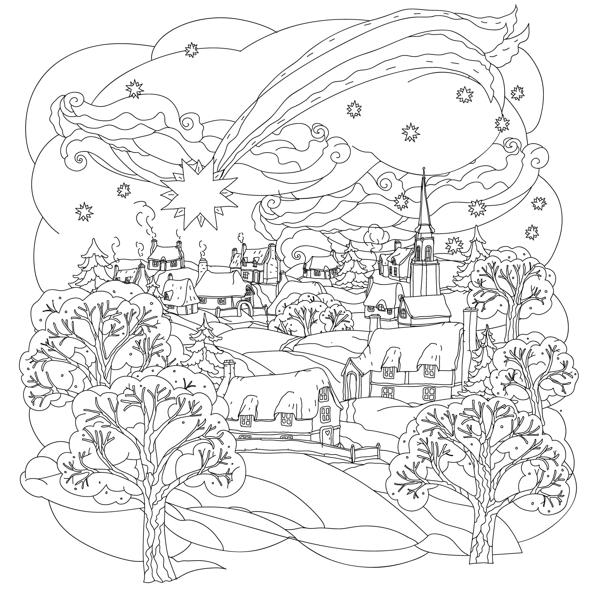 Christmas Coloring Pages For Adults Best Coloring Pages HD Wallpapers Download Free Images Wallpaper [wallpaper896.blogspot.com]