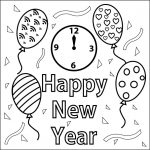 Happy New Year Coloring Pages - Best Coloring Pages For Kids