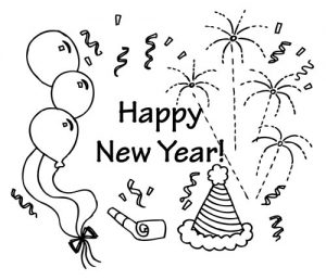 Happy New Year Coloring Pages - Best Coloring Pages For Kids