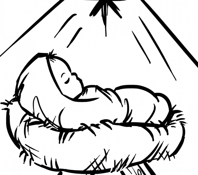 Baby Jesus Coloring Pages Best Coloring Pages For Kids