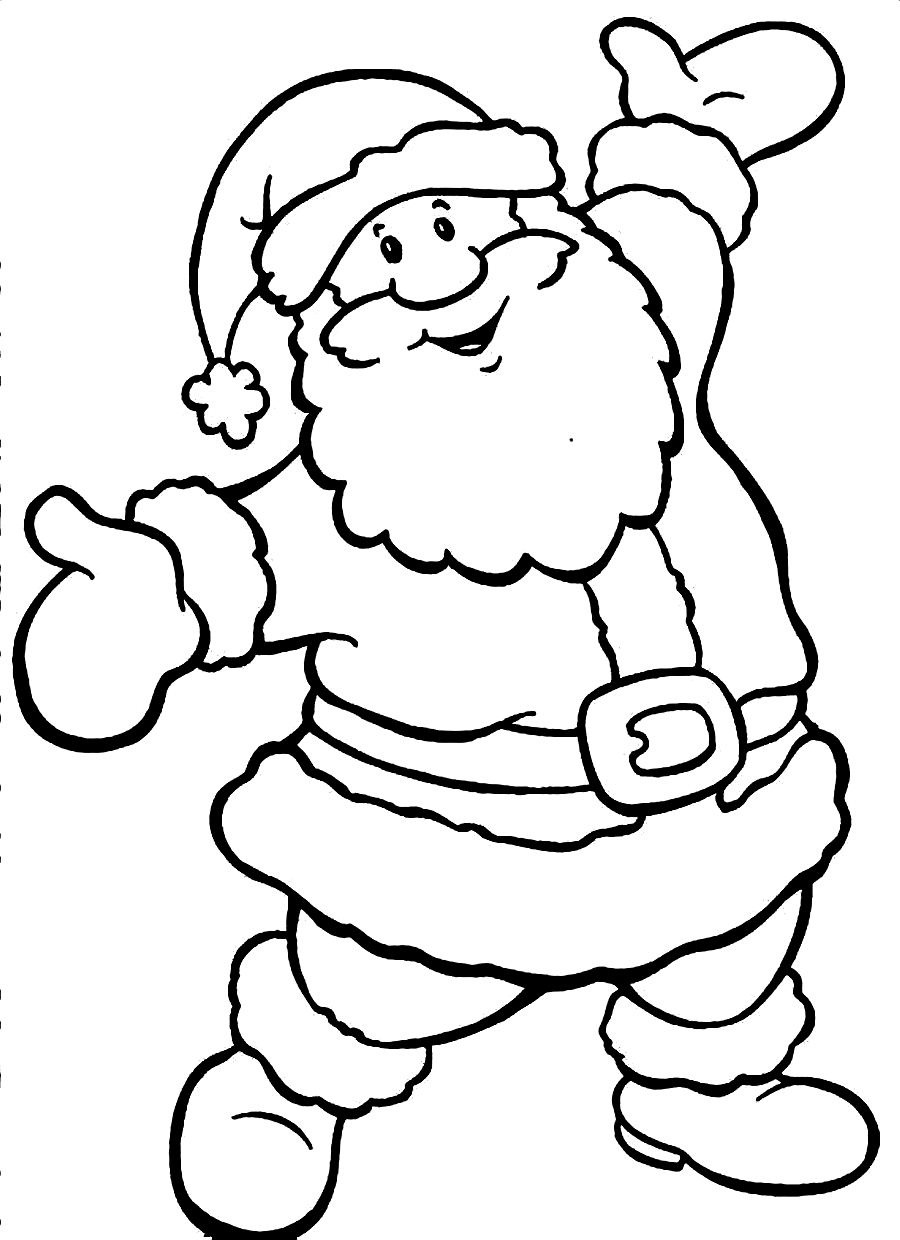 Santa Coloring Pages Best Coloring Pages For Kids