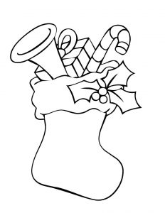 Christmas Stocking Coloring Pages - Best Coloring Pages For Kids