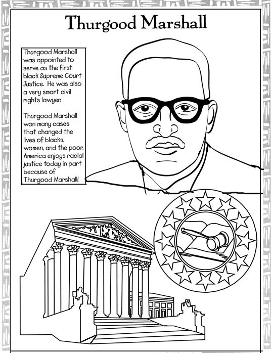 Free Printable Coloring Pages Black History Month