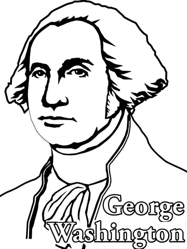 Printable Coloring Pages Of George Washington