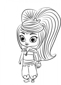 shimmer and shine coloring pages  best coloring pages for