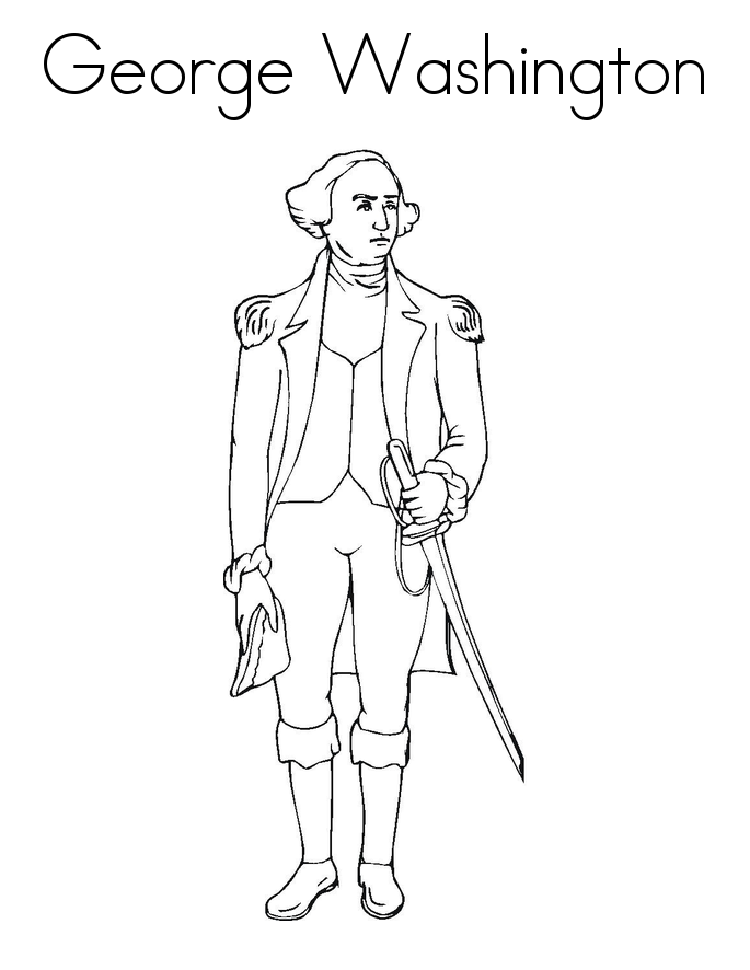 George Washington Coloring Pages Best Coloring Pages For Kids