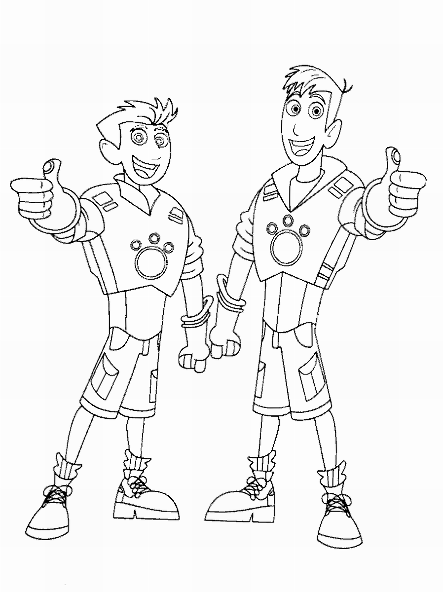 Wild Kratts Coloring Pages Best Coloring Pages For Kids