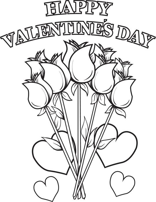 Valentines Coloring Pages For Kids/Printables