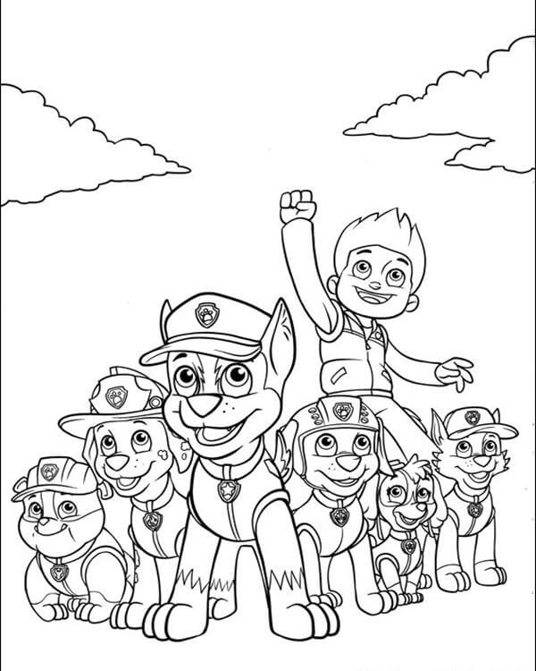 24+ Paw Patrol Coloring Pages Printable for All Ages!