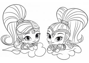 shimmer and shine coloring pages  best coloring pages for