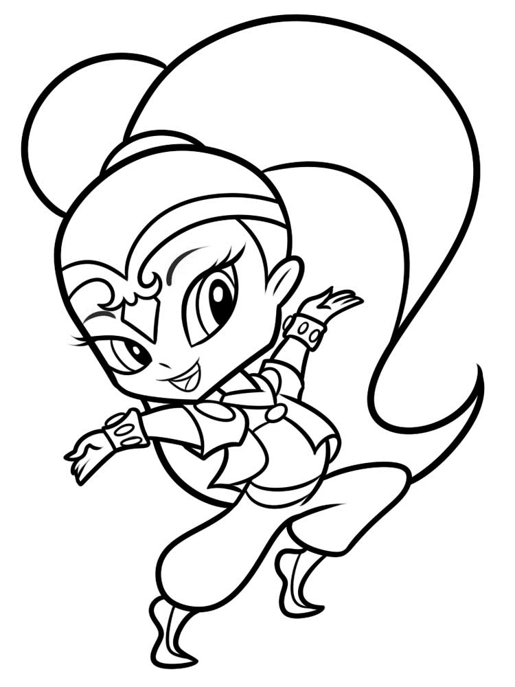 Shimmer And Shine Coloring Pages Best Coloring Pages For Kids