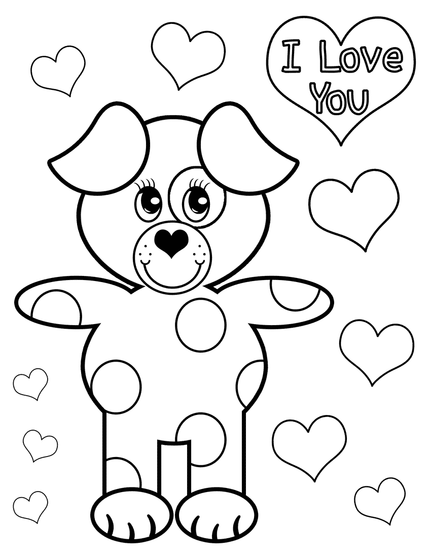 Download Valentines Day Coloring Pages - Best Coloring Pages For Kids
