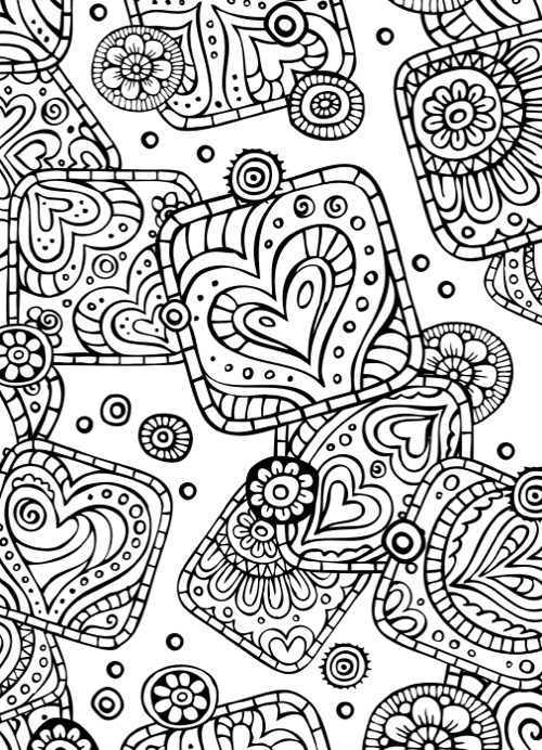 Download Valentines Day Coloring Pages for Adults - Best Coloring ...