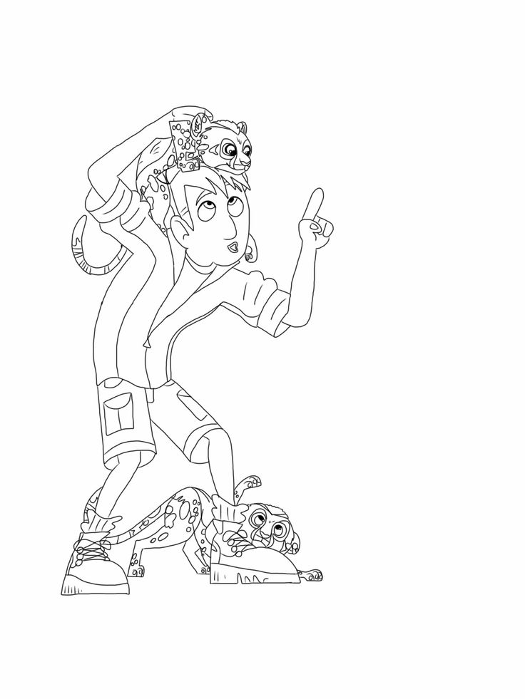 wild kratts coloring pages best coloring pages for kids