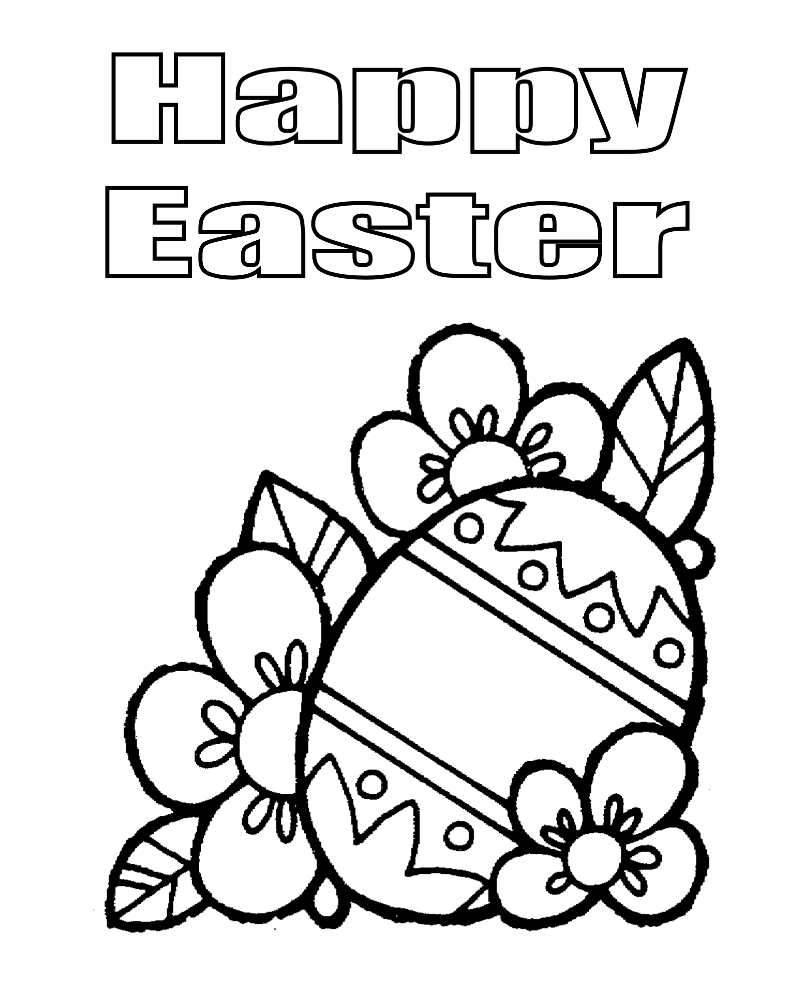 Free Printable Coloring Sheets For Easter