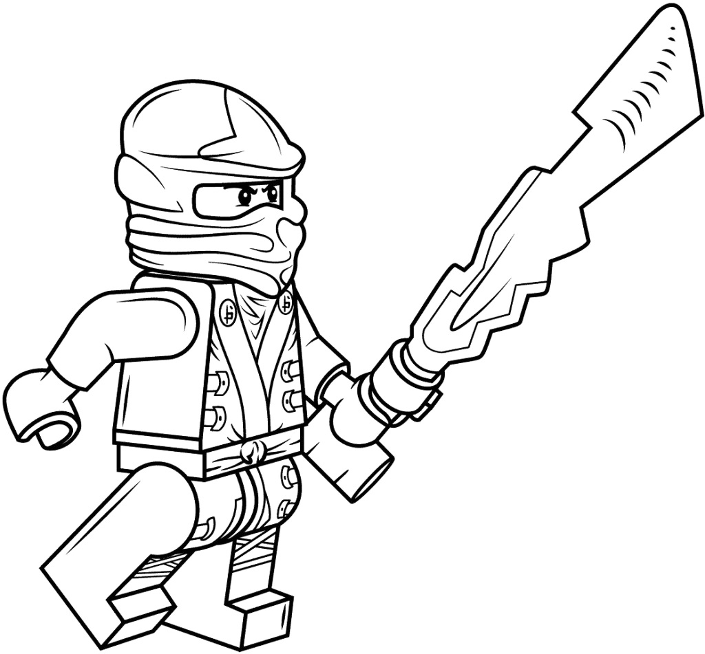 Lego Ninjago Kai Coloring Page