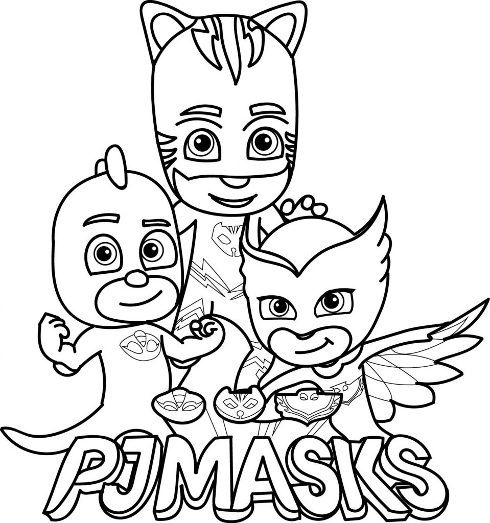 PJ Masks Coloring Pages Best Coloring Pages For Kids
