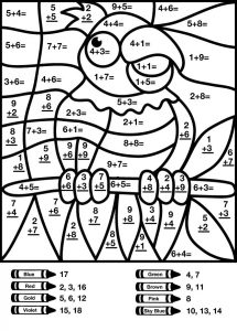 21 Doubles Addition Coloring Worksheets Simbologia