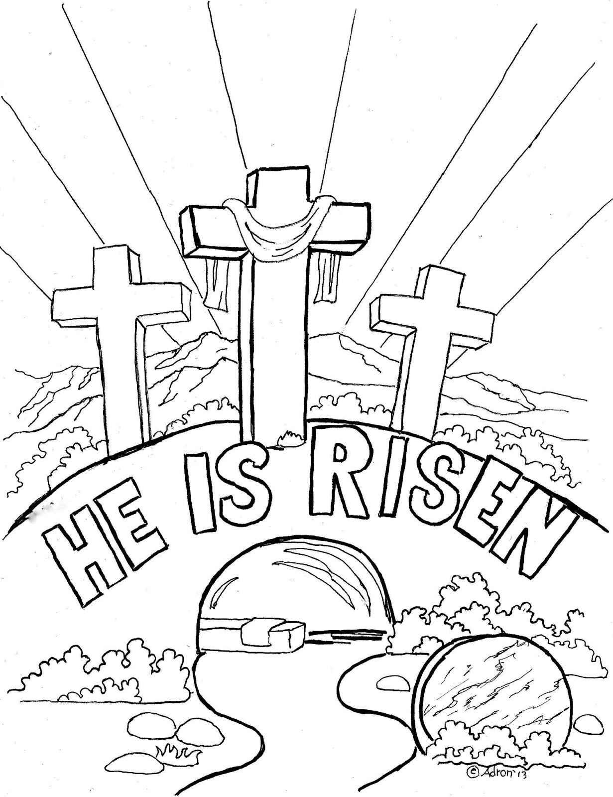 Download Religious Easter Coloring Pages - Best Coloring Pages For Kids