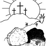 Resurrection - Religious Easter Coloring Pages