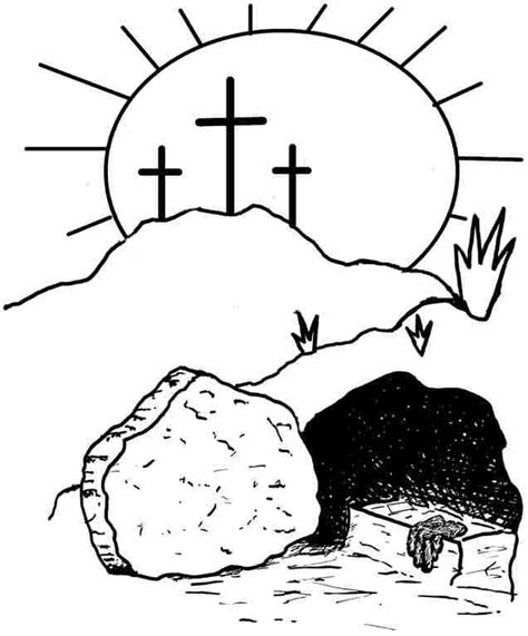 catholic resurrection coloring pages