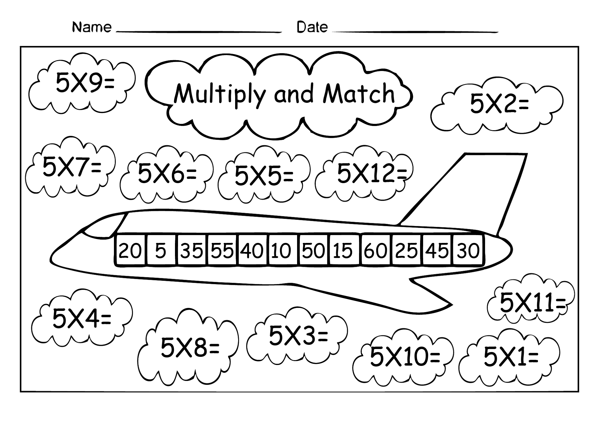 Color By Number Multiplication Best Coloring Pages For Kids