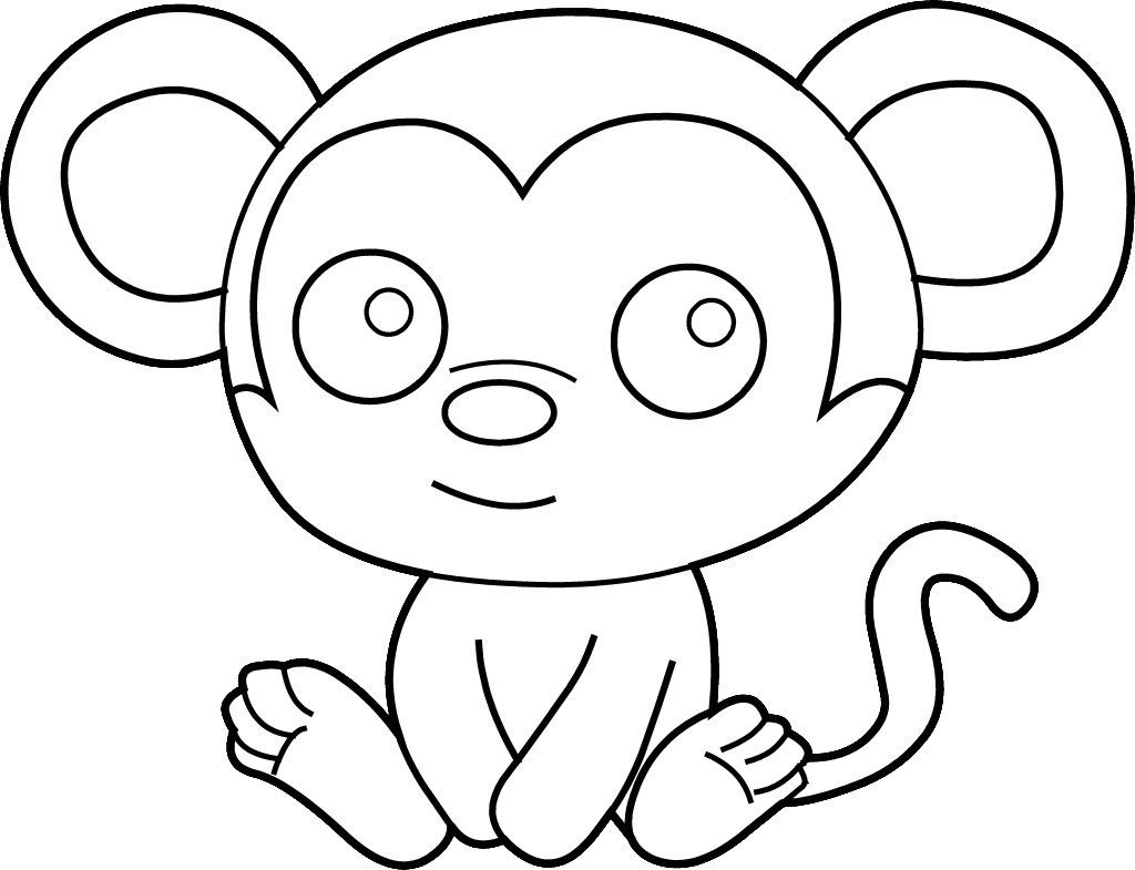 Easy Little Kid Coloring Pages