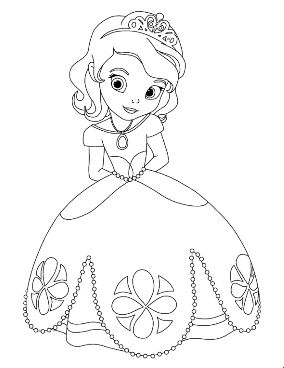 princess sofia coloring book as well as princess coloring page