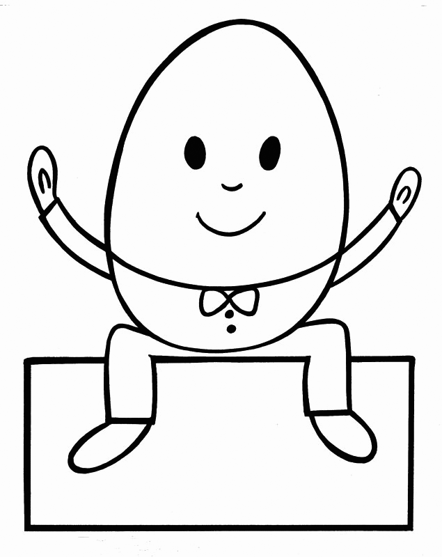 Humpty Dumpty Coloring Page