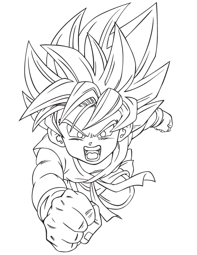 Kid Trunks Coloring Pages 5