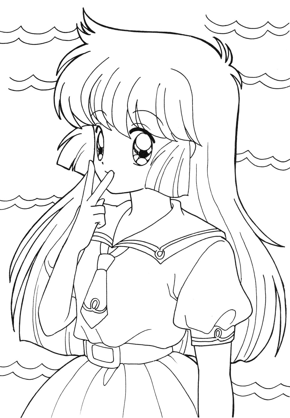  Anime Coloring Pages 2