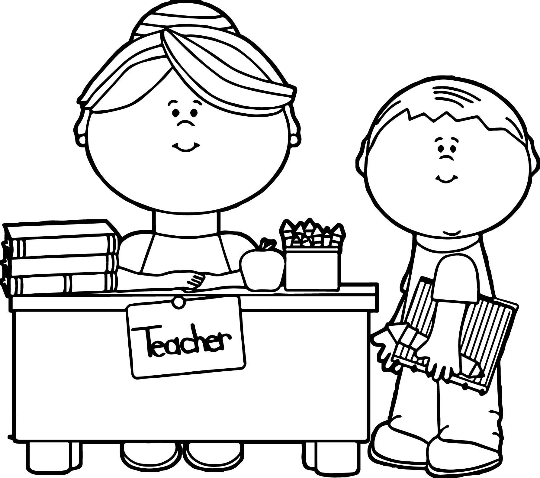 printable coloring pages for teachers