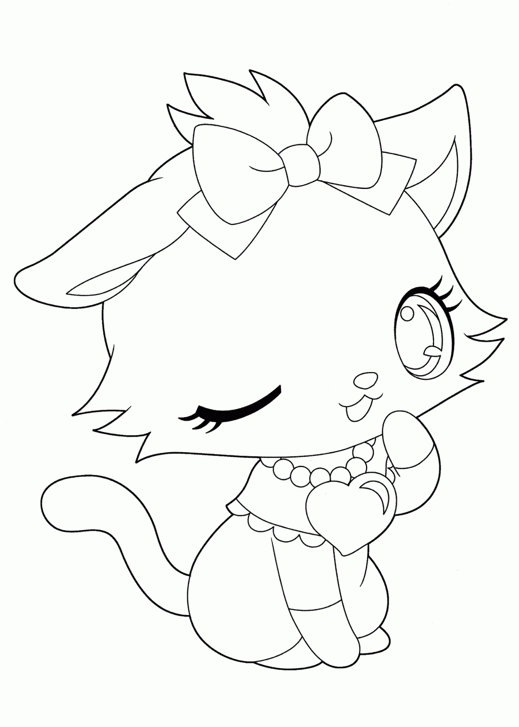 Get This Anime Coloring Pages for Girls Cute Princess 