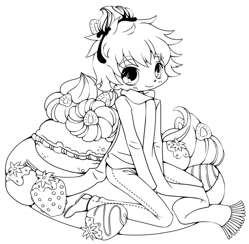 10041 Anime Coloring Pages Images Stock Photos  Vectors  Shutterstock
