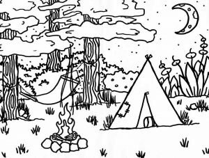 camping coloring pages  best coloring pages for kids