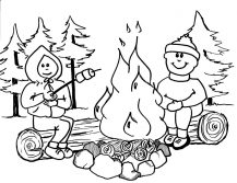 Camping Coloring Pages - Best Coloring Pages For Kids