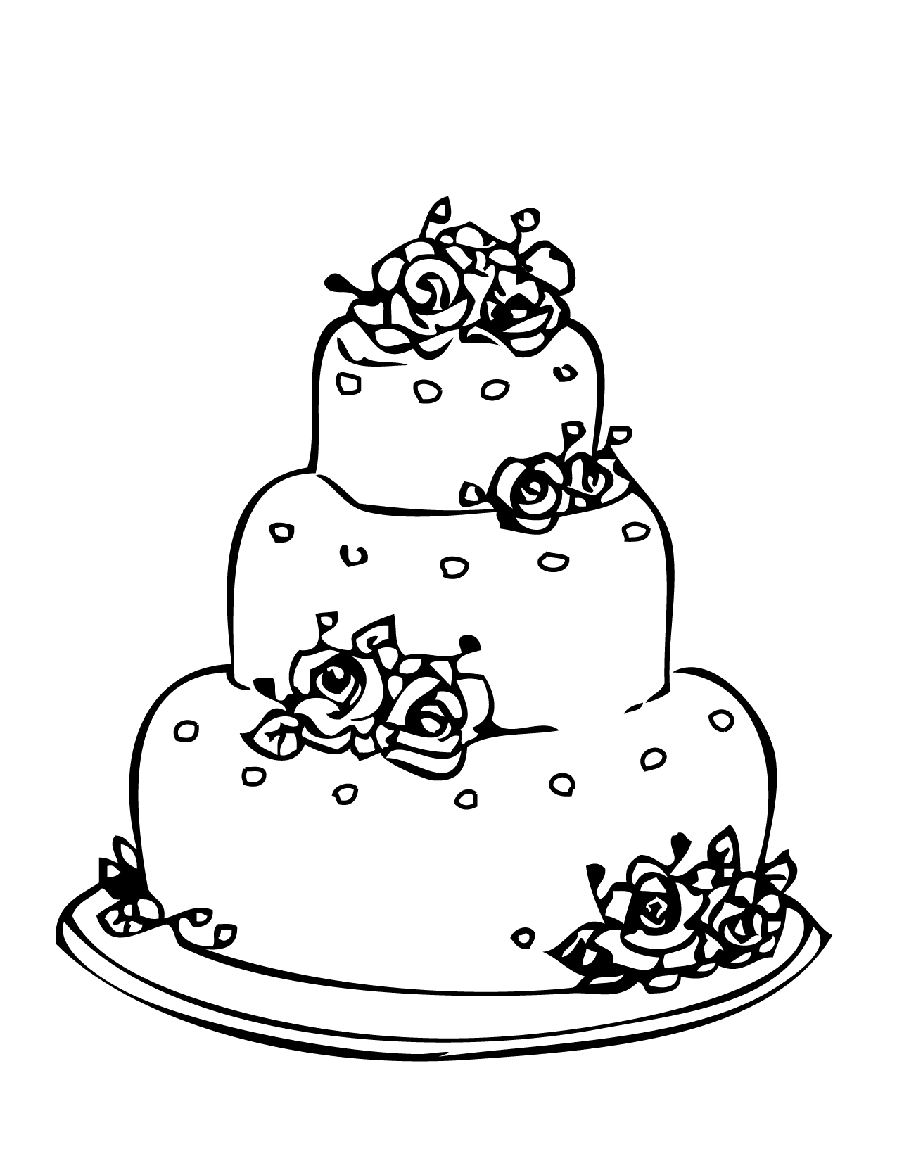 5500 Top Barbie Cake Coloring Pages , Free HD Download