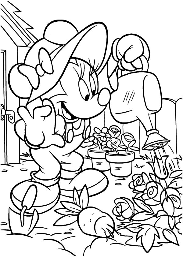 printable garden coloring pages