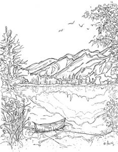 Mountains Coloring Pages - Best Coloring Pages For Kids