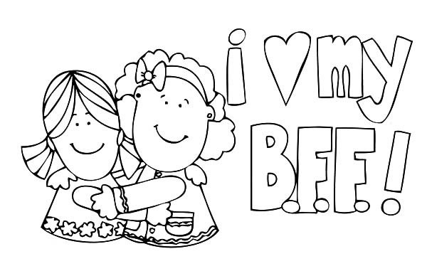 Best Friends Coloring Pages Best Coloring Pages For Kids