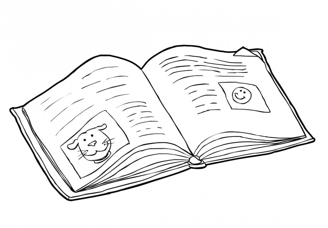 storybook coloring pages for kids